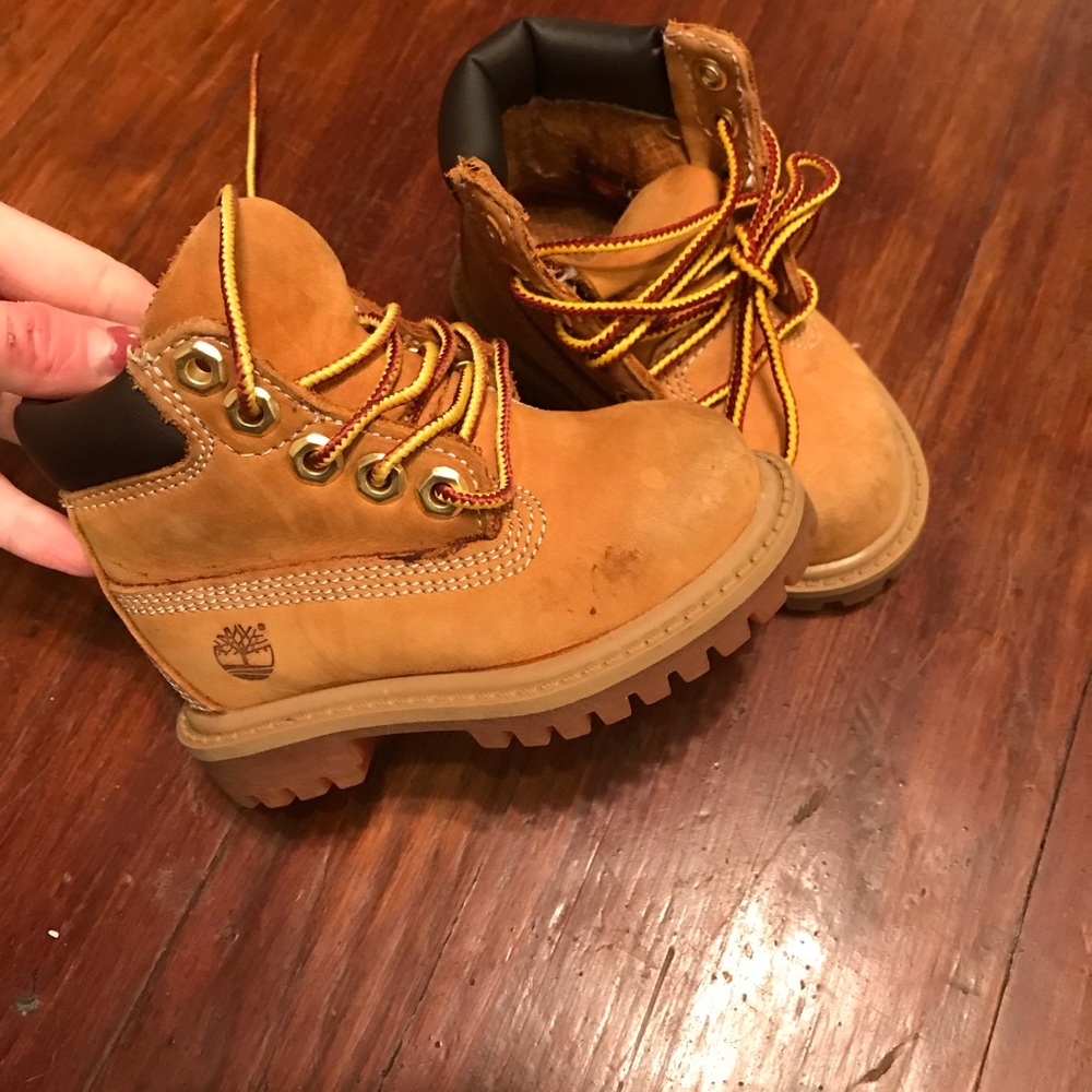 Baby size 4 Timberlands